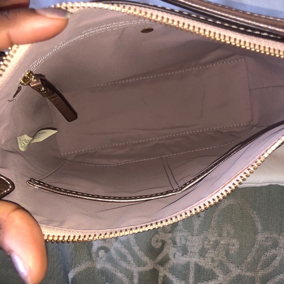 Rose Gold Kate Spade Crossbody - Holiday Lane Evie - Picture 2 of 3